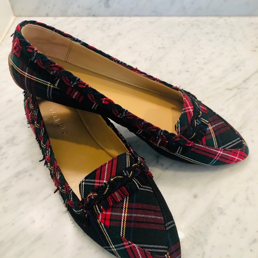 Talbots Francesca Plaid Driving Shoe